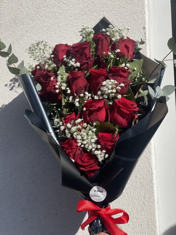 bouquet de rose rouge 