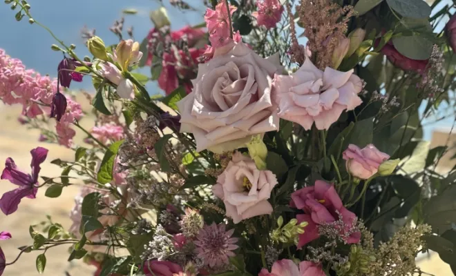 mariage rose au chateau de cassis 