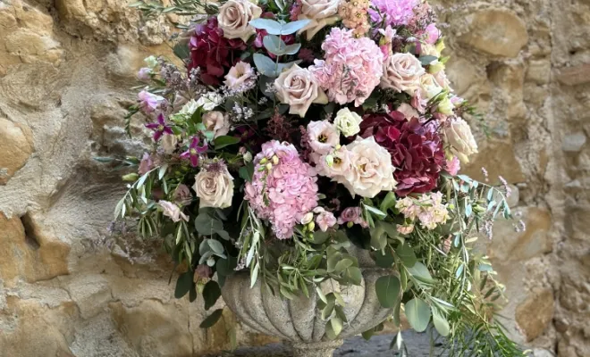 mariage rose au chateau de cassis 